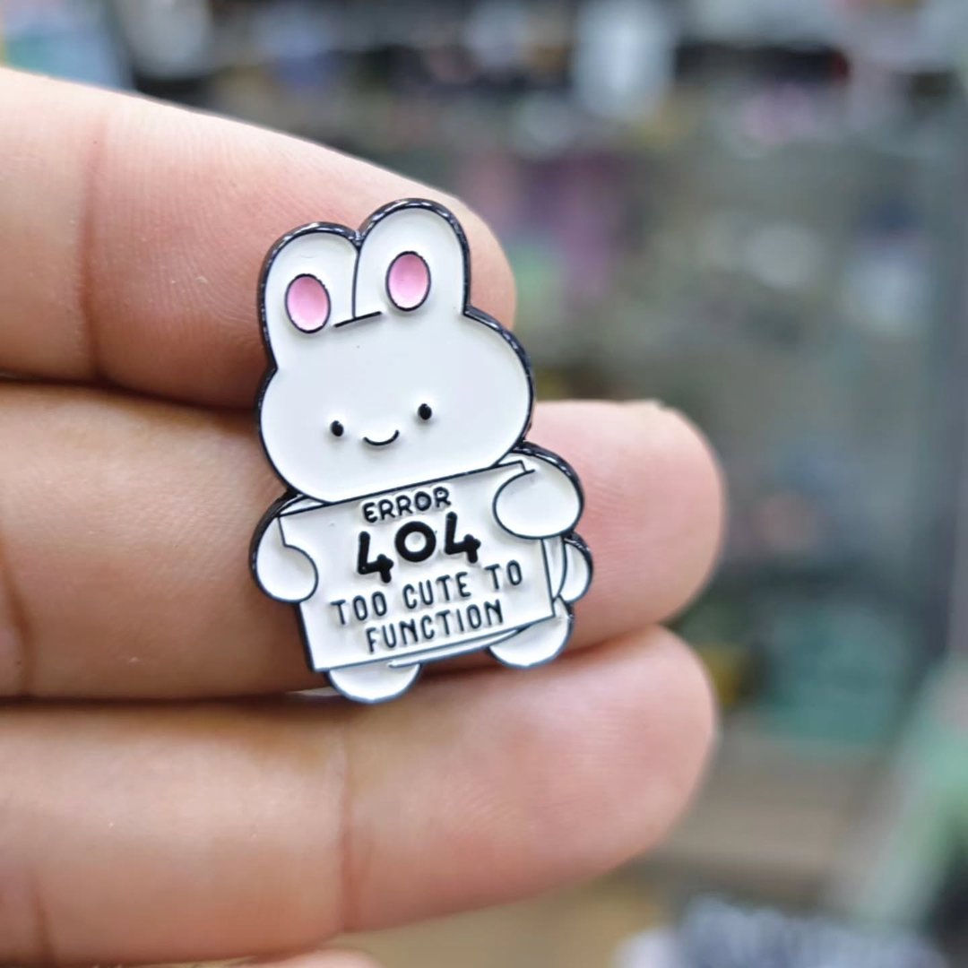 Error 404 Pins - Metal Pins