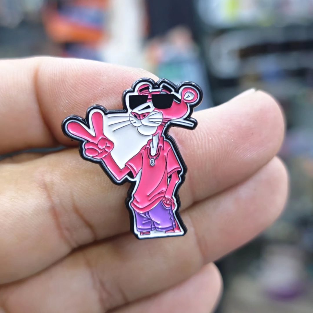 Pink Panther Pins - Metal Pins