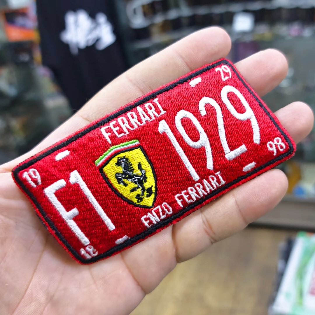 Embroidered Patch Ferrari 110x60 cm - Embroidered Patch