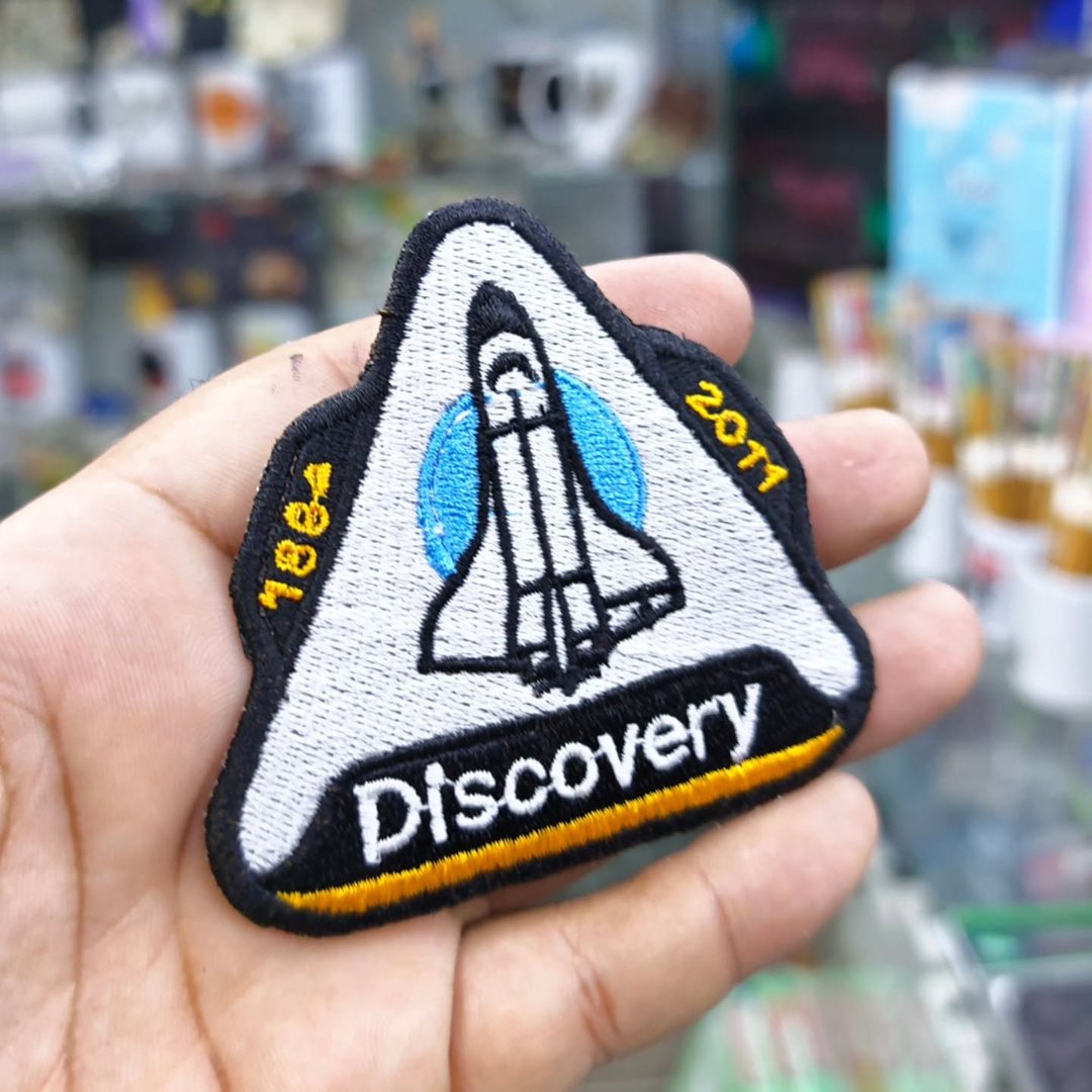 Embroidered patch Nasa Discovery 80 x 75 MM - Embroidered Patch