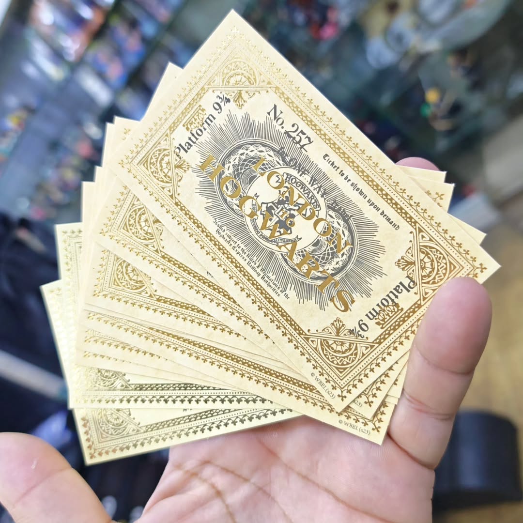 Harry Potter Train Ticket - Map