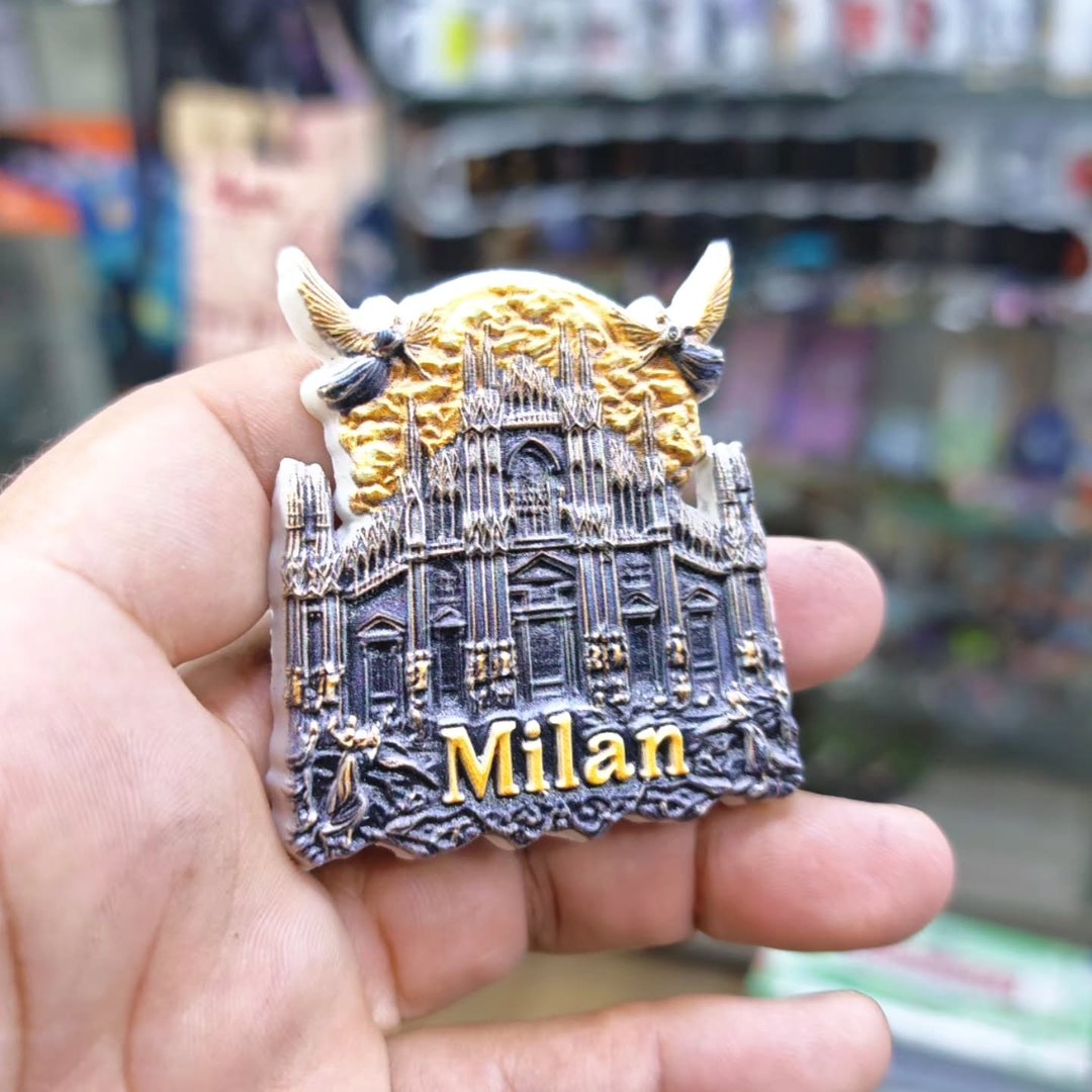 Milan Refrigerator Magnet - Refrigerator Magnet