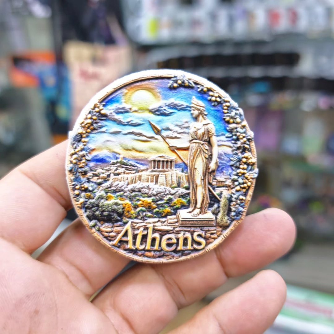 Athens Refrigerator Magnet - Refrigerator Magnet