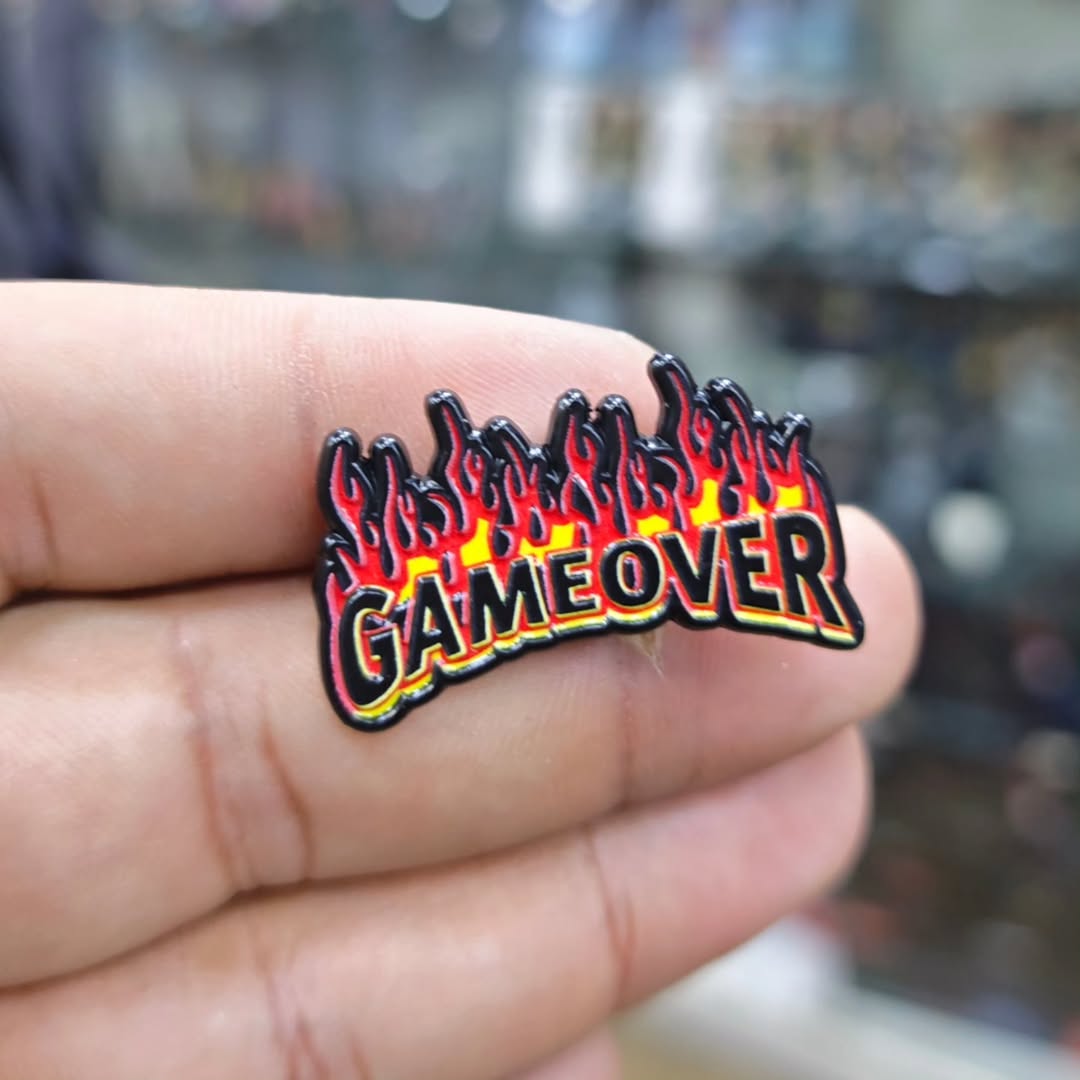 Game Over Gaming Pins - Metal Pins