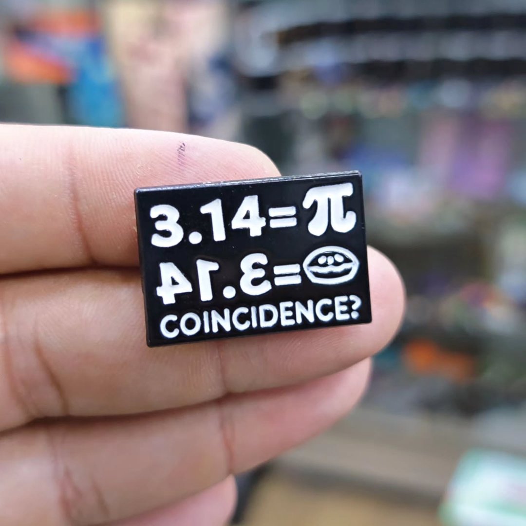 Math Pi Pins - Metal Pins