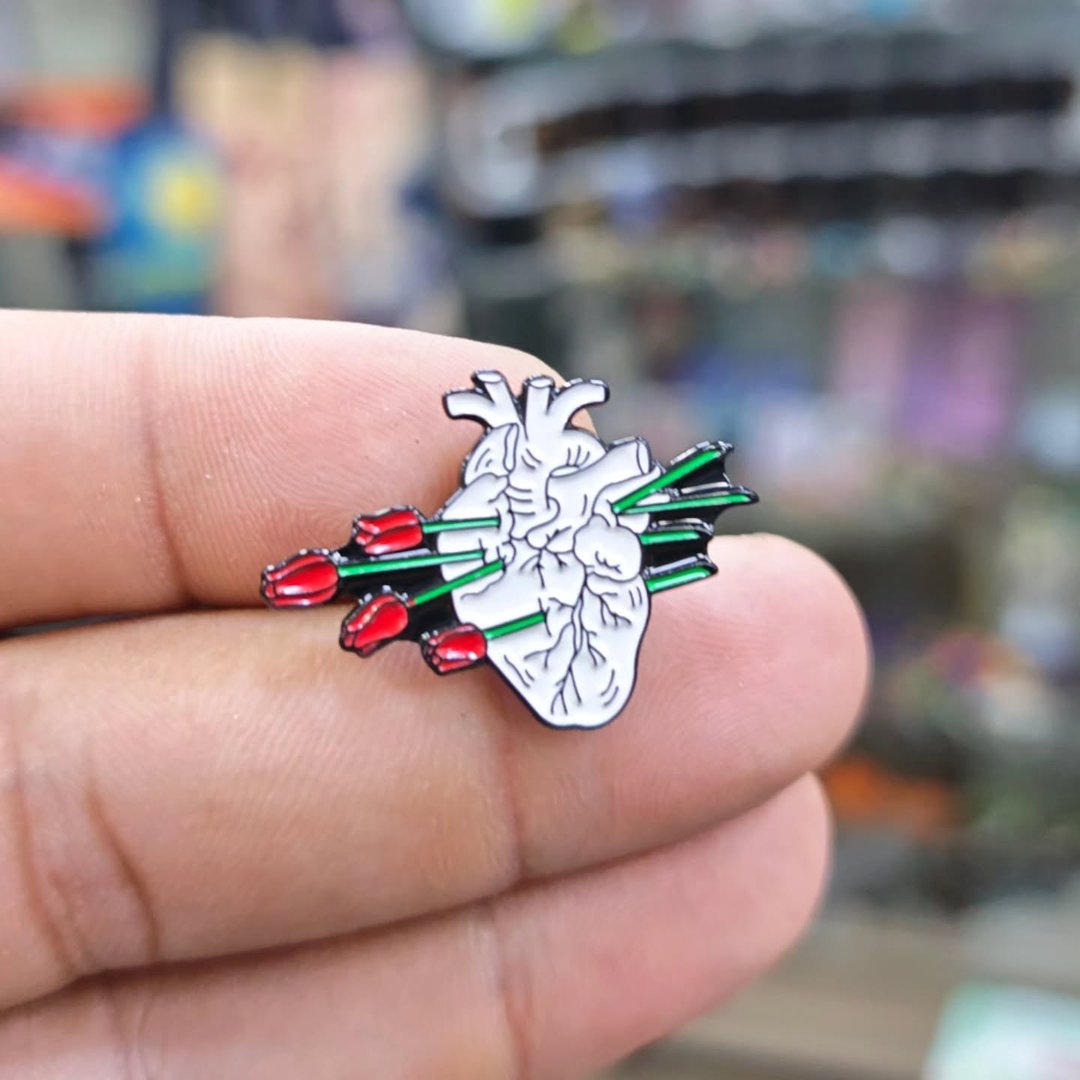 Heart Pins - Metal Pins