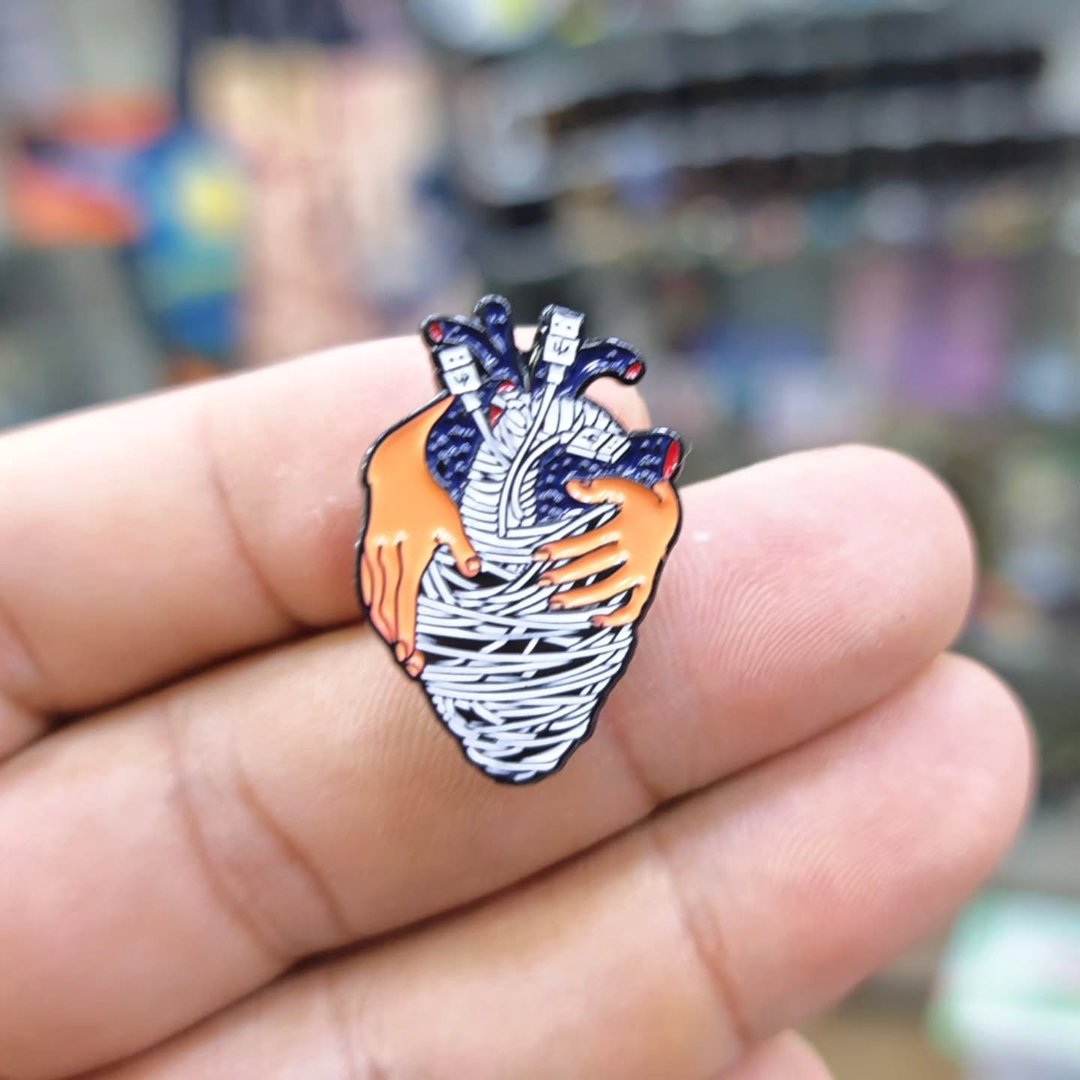 Heart Pins - Metal Pins