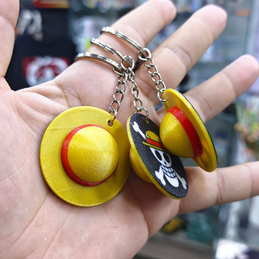 One Piece Luffy Hat Keychain - Keychain