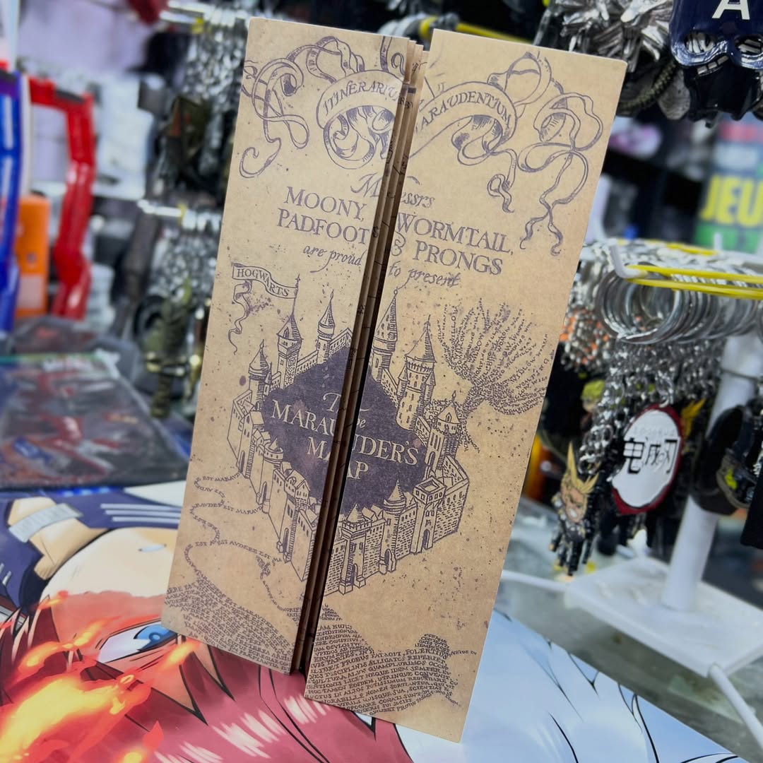 Marauder's Map Harry Potter Letter and Train Ticket - Map