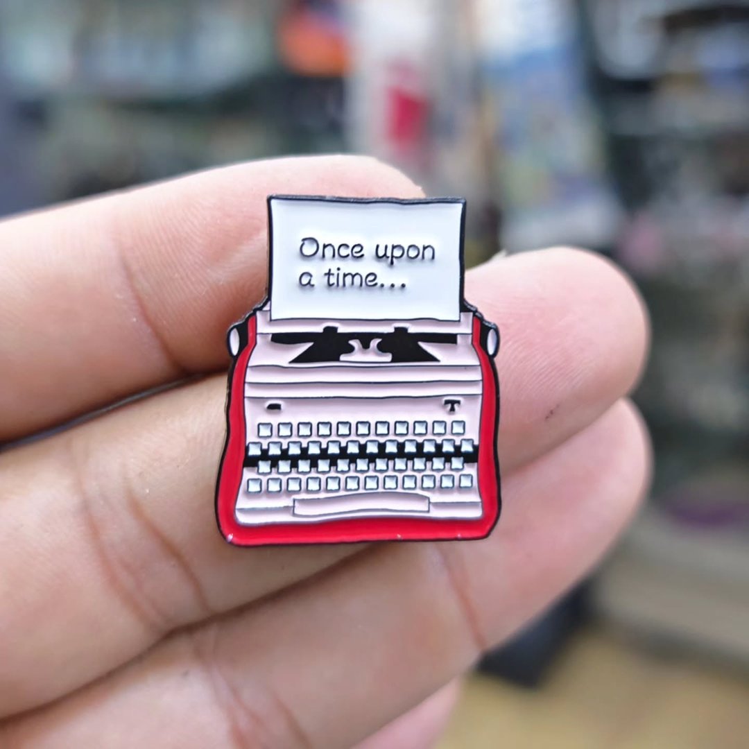 Typist Once Upon A Time - Metal Pins