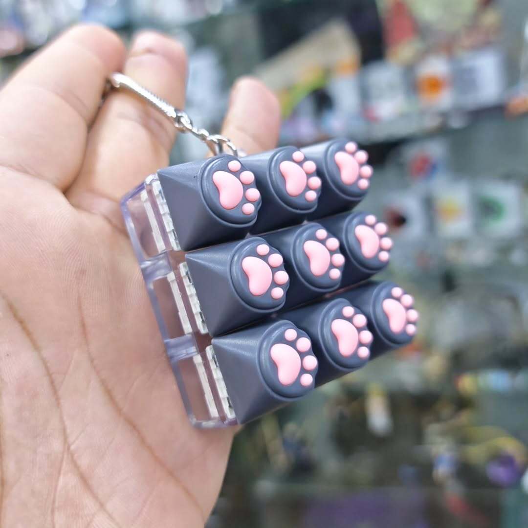 Anti Stress Keyboard Keychain - Keychain