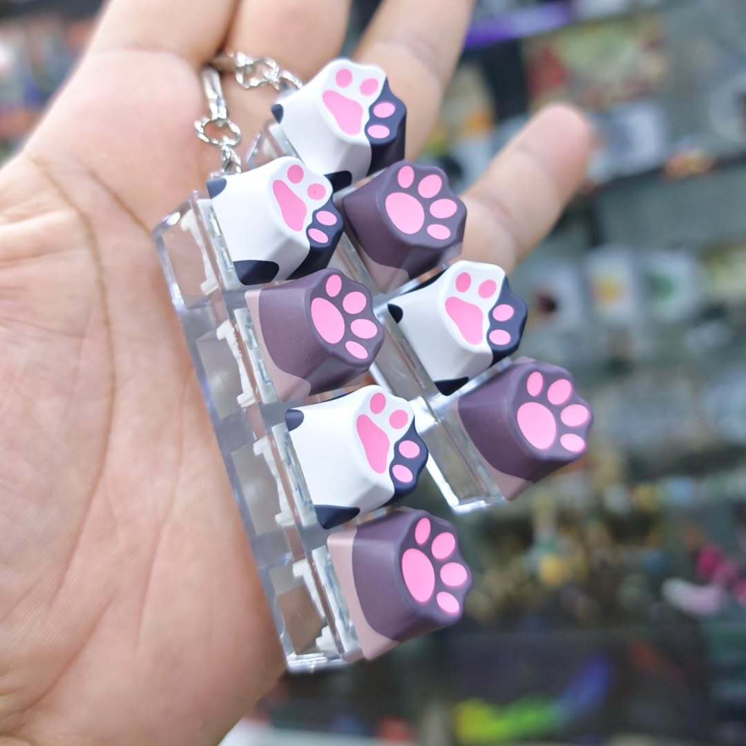 Anti Stress Keyboard Keychain - Keychain