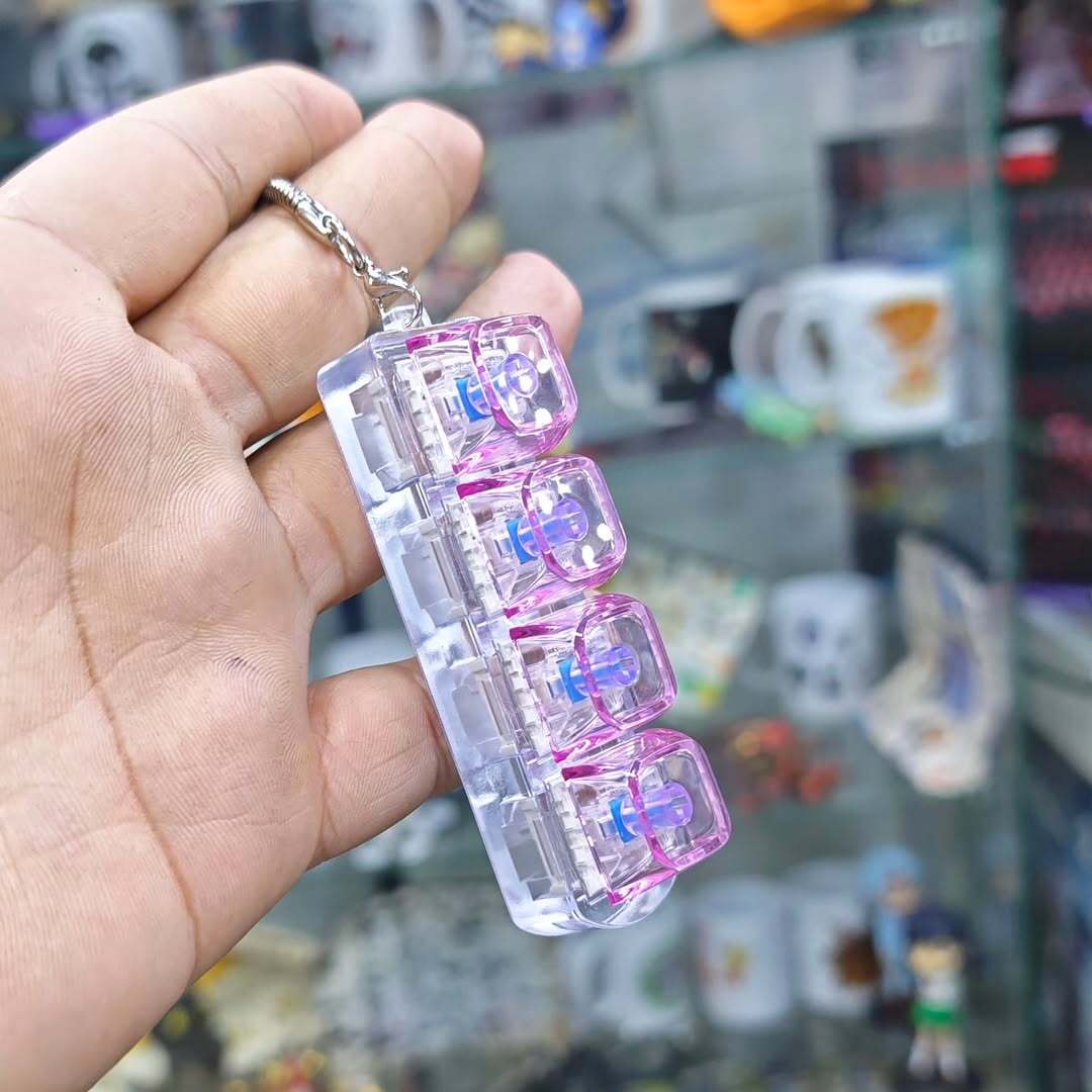 Anti Stress Keyboard Keychain - Keychain