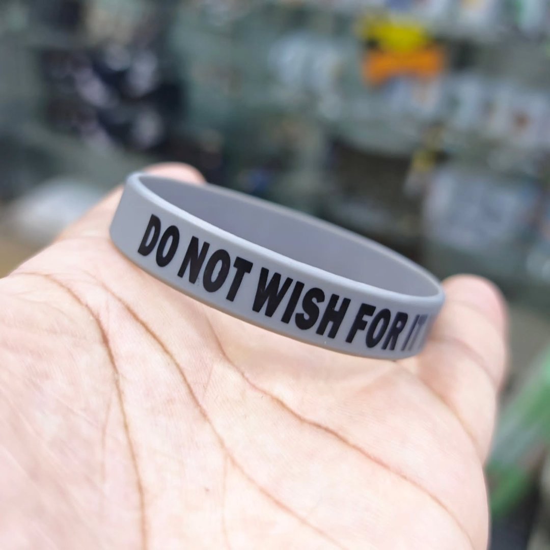 Do Not Wish For It Work For It Silicone Bracelet - Bracelet