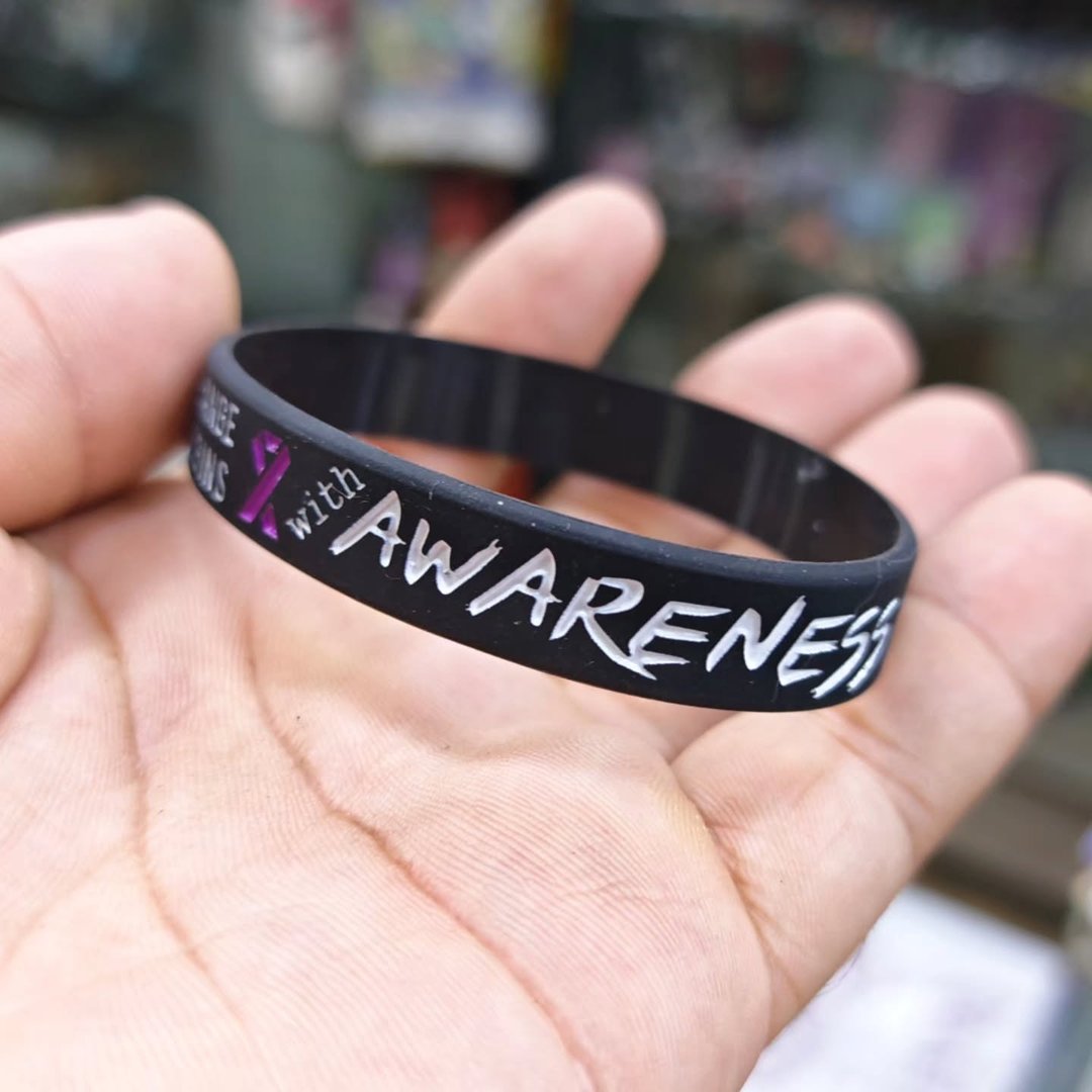 Hope Never Lose Awareness Silicone Bracelet - Bracelet