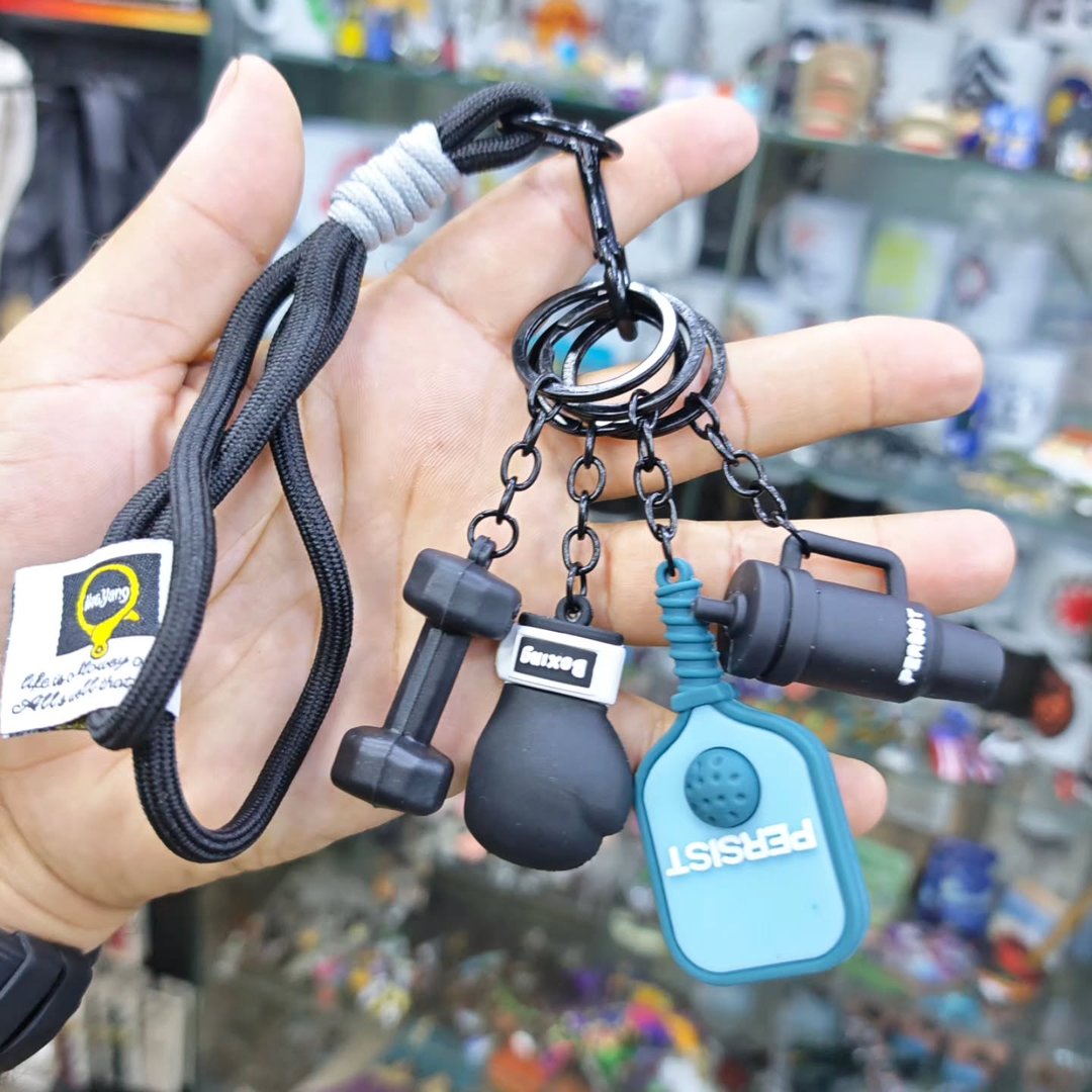 Bodybuilding Keychain - Keychain