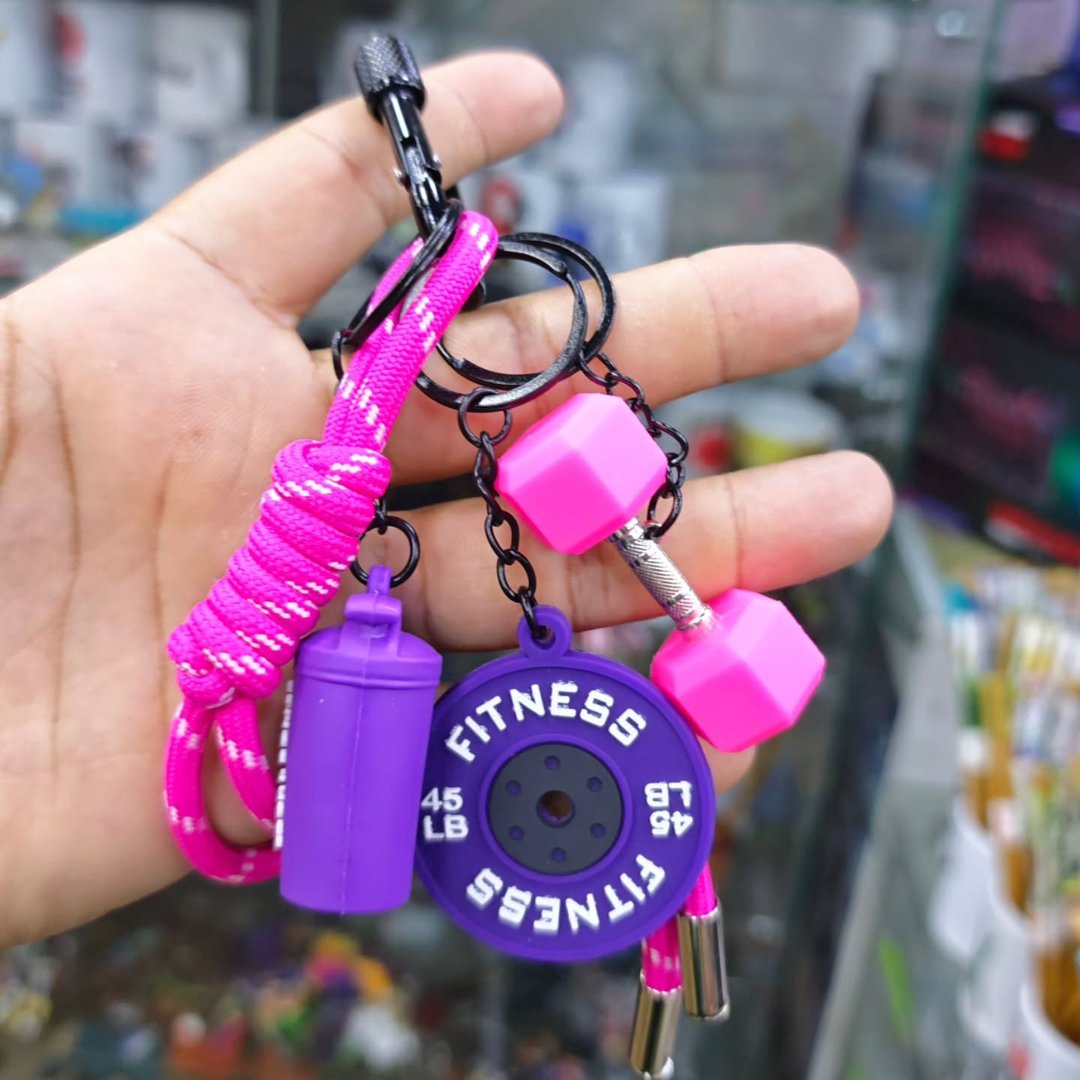 Bodybuilding Keychain - Keychain