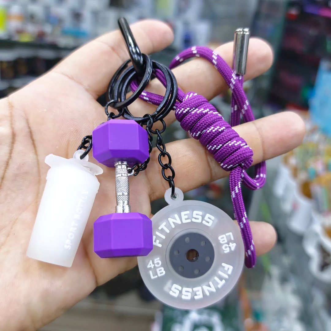 Bodybuilding Keychain - Keychain