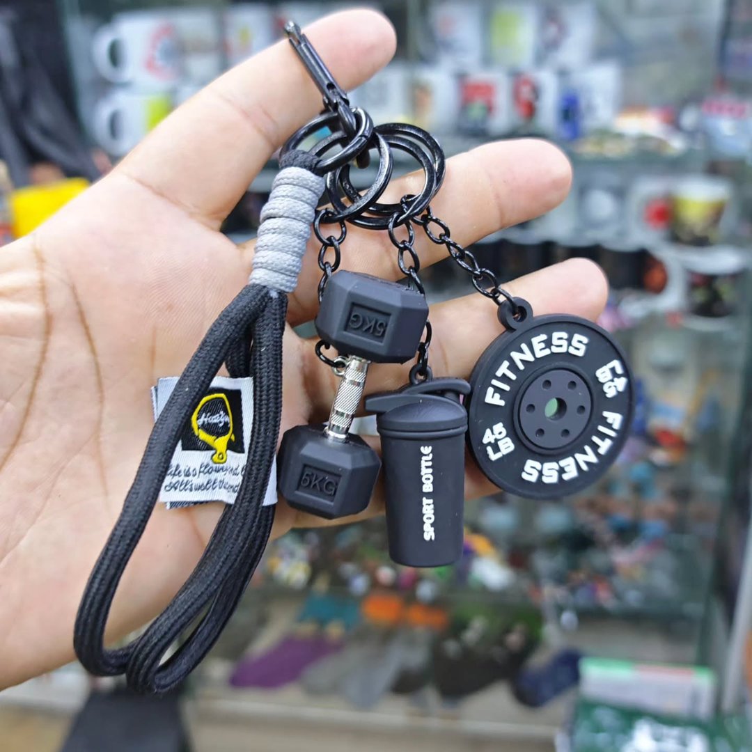 Bodybuilding Keychain - Keychain