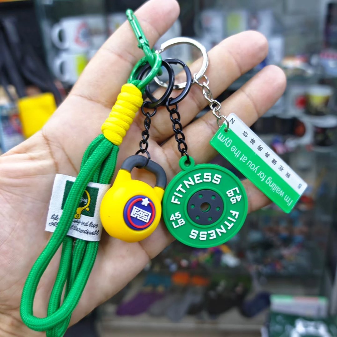 Bodybuilding Keychain - Keychain