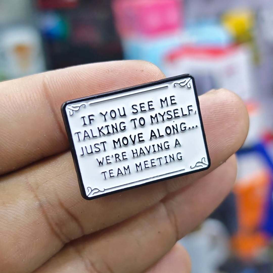 If You See Me Team Meeting Pins - Metal Pins