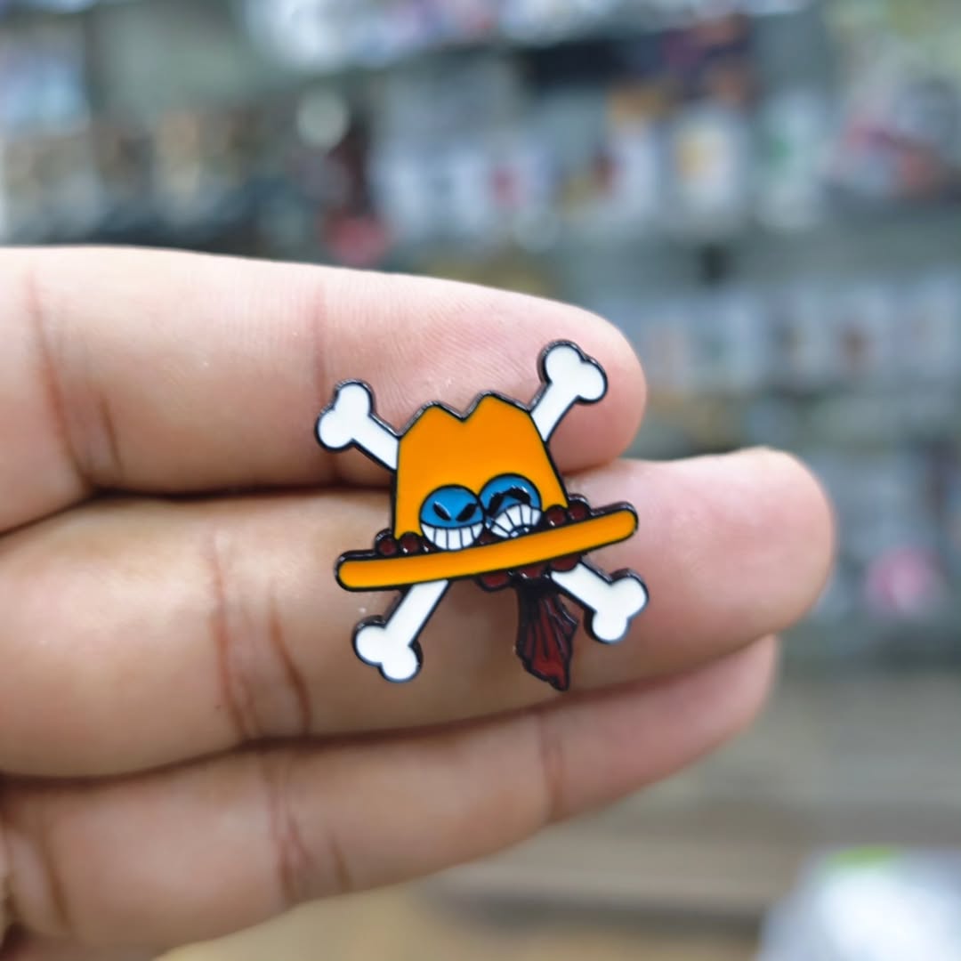 One Piece Ace Pins - Metal Pins