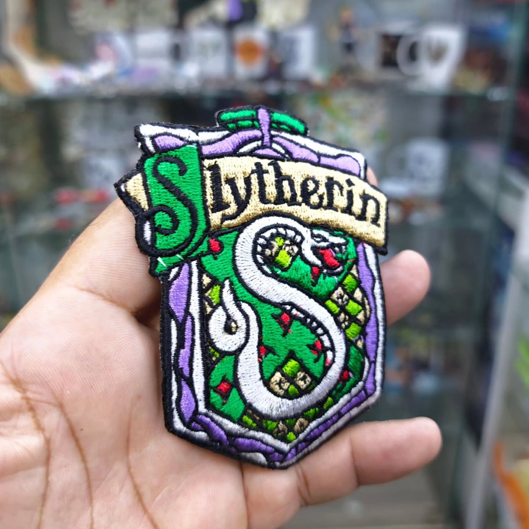Embroidered Patch Harry Potter Slytherin 105 x 85 MM - Embroidered Patch