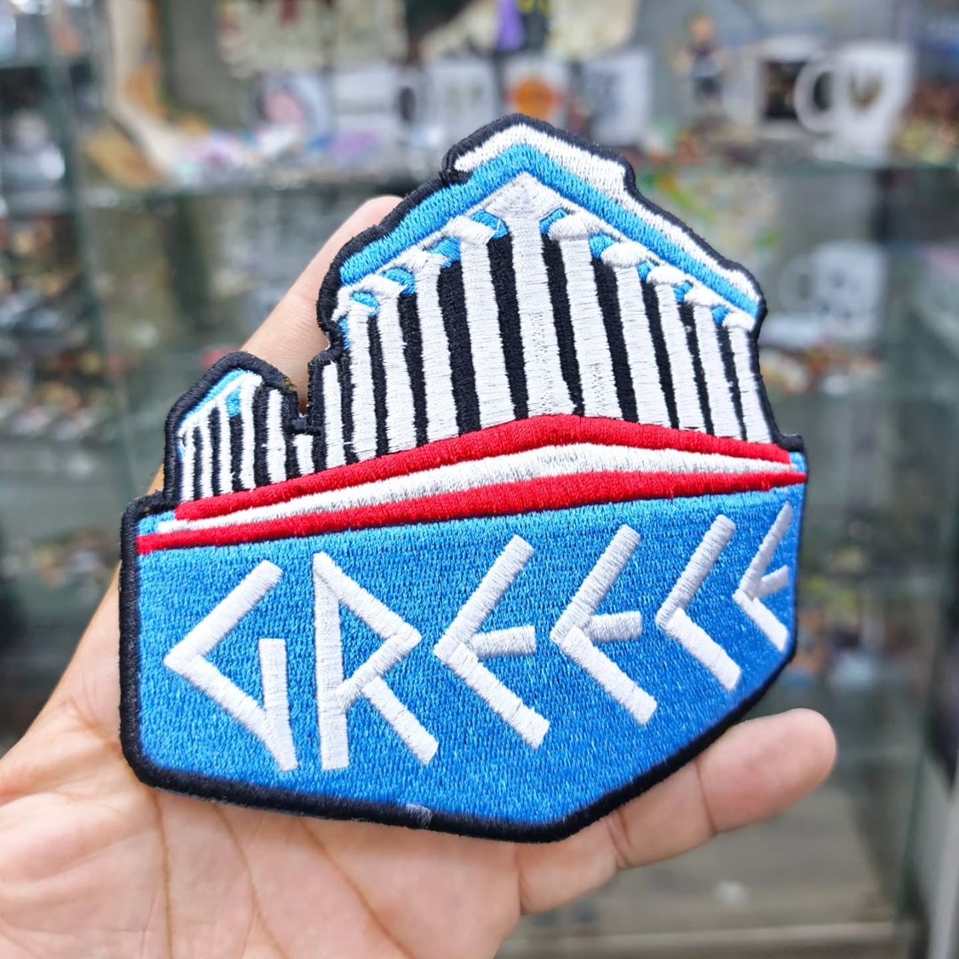 Embroidered Patch Greece Museum 125 x 130 MM - Embroidered Patch