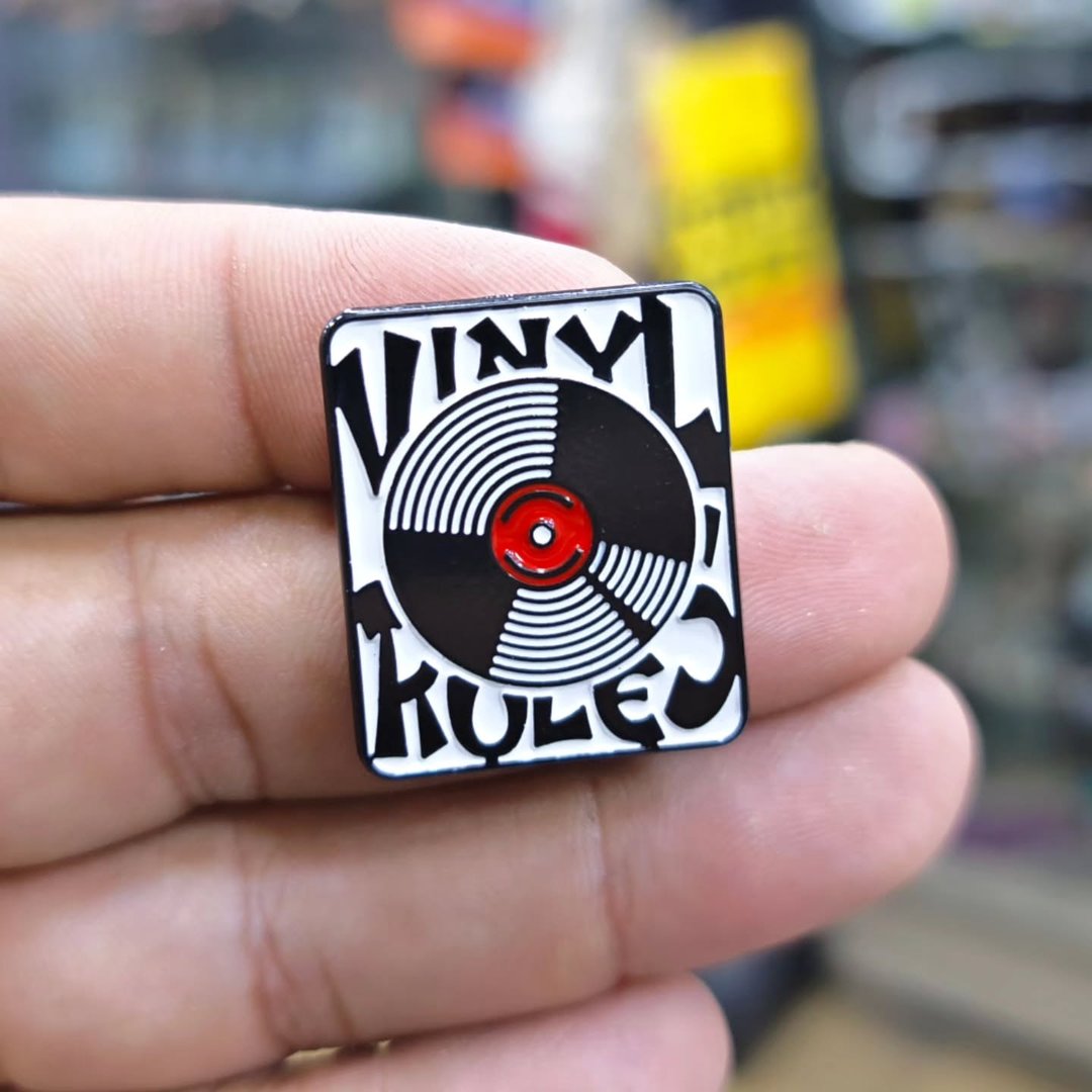 Vinyl Disk Pins - Metal Pins