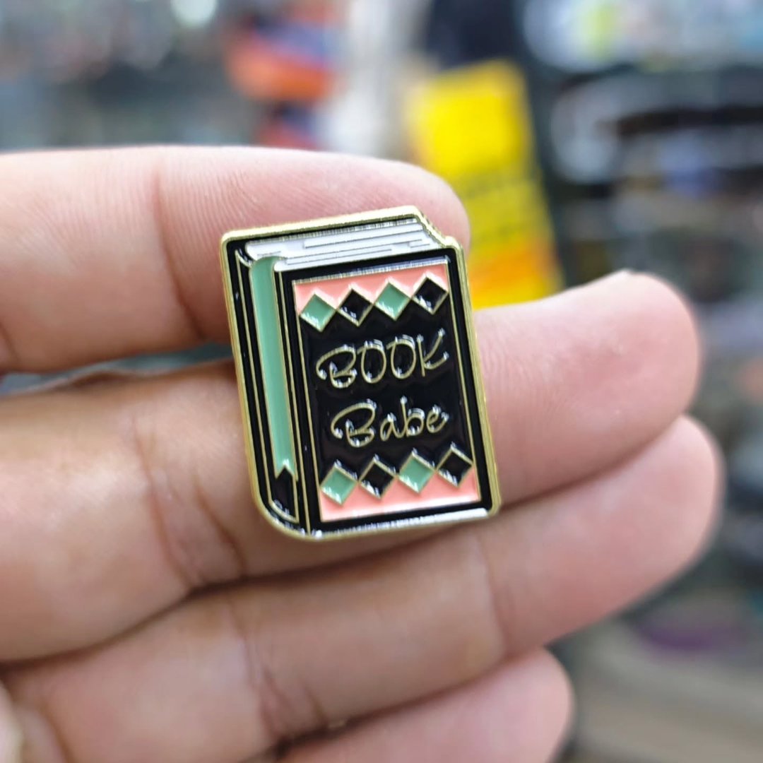 Book Babe Pins - Metal Pins