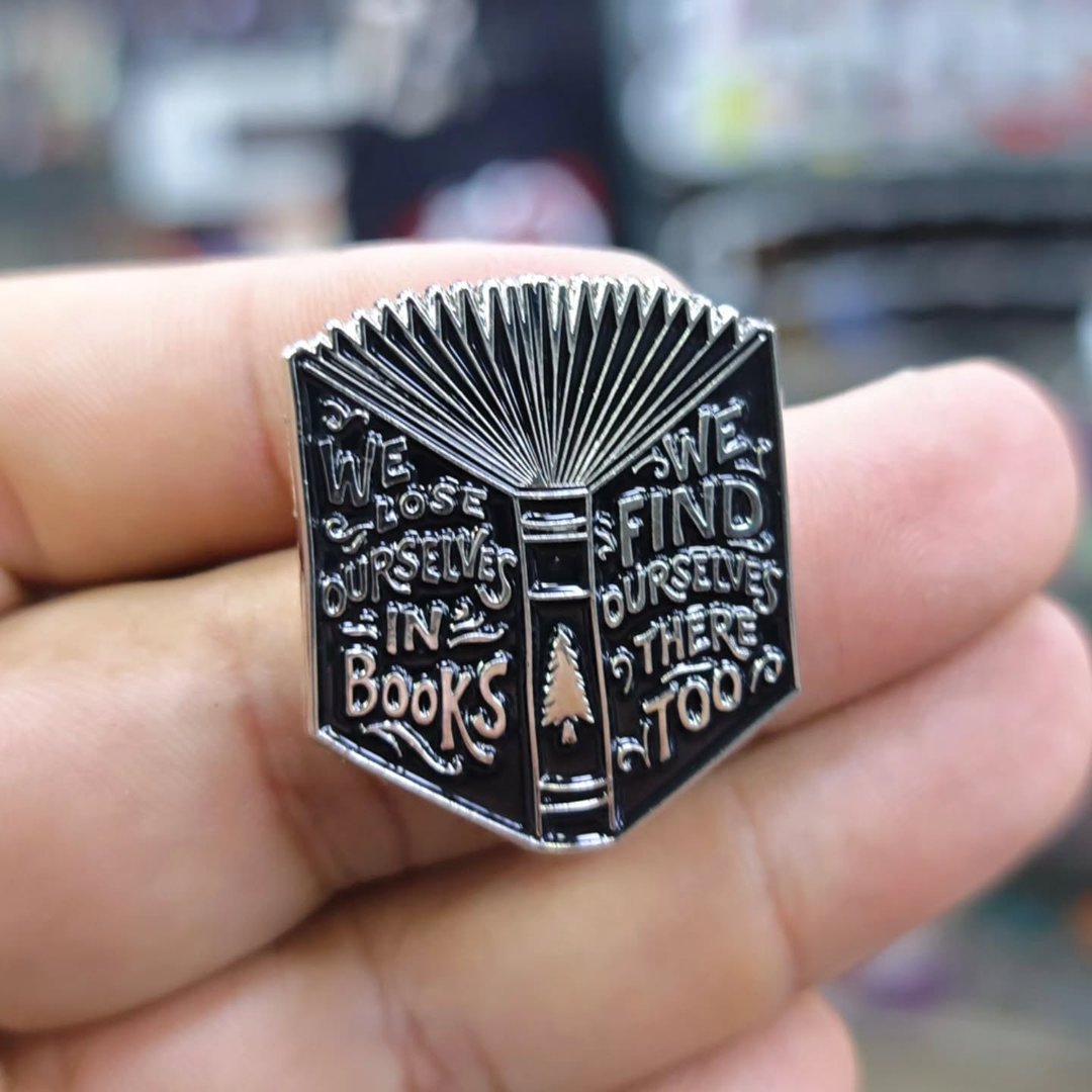 We Lose Ourselves Books Pins - Metal Pins