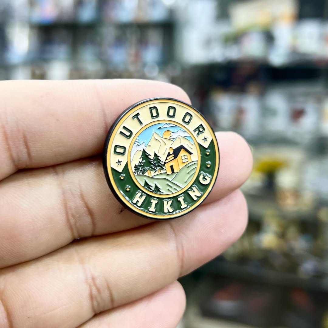 Outdoor Hiking Travel Pins - Metal Pins