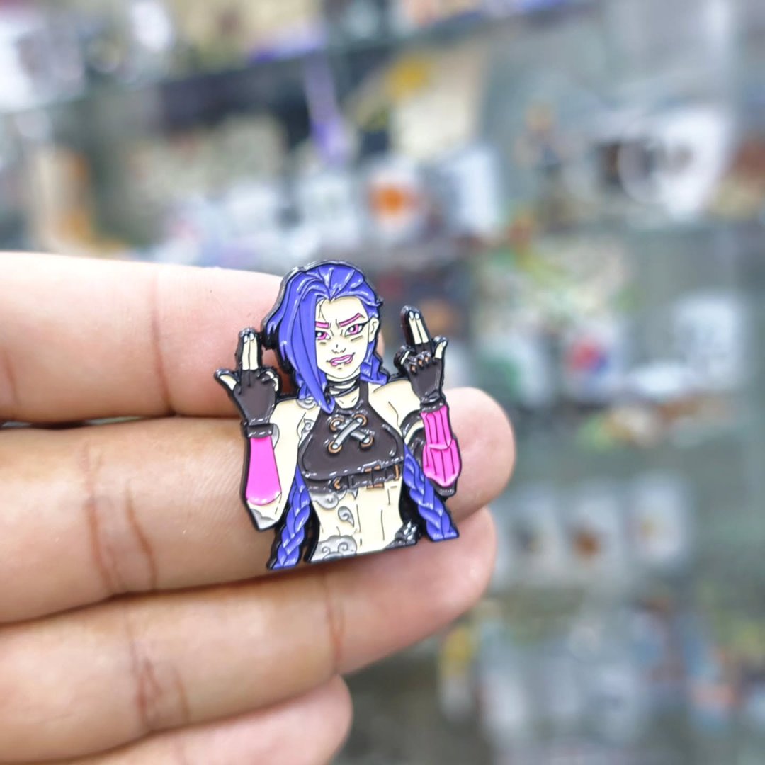 League Of Legends Jinx Pins - Metal Pins