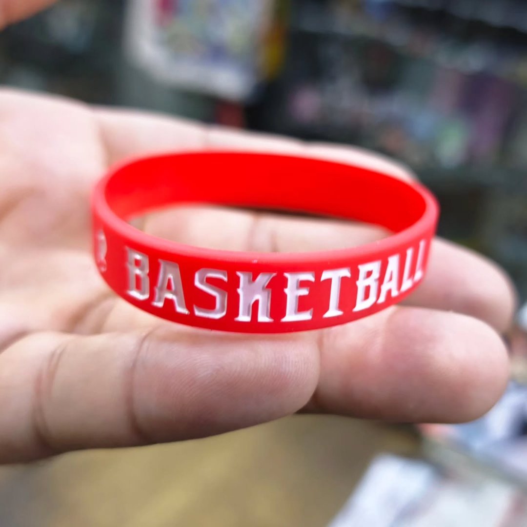 Basket Ball Never Give Up Silicone Bracelet - Bracelet