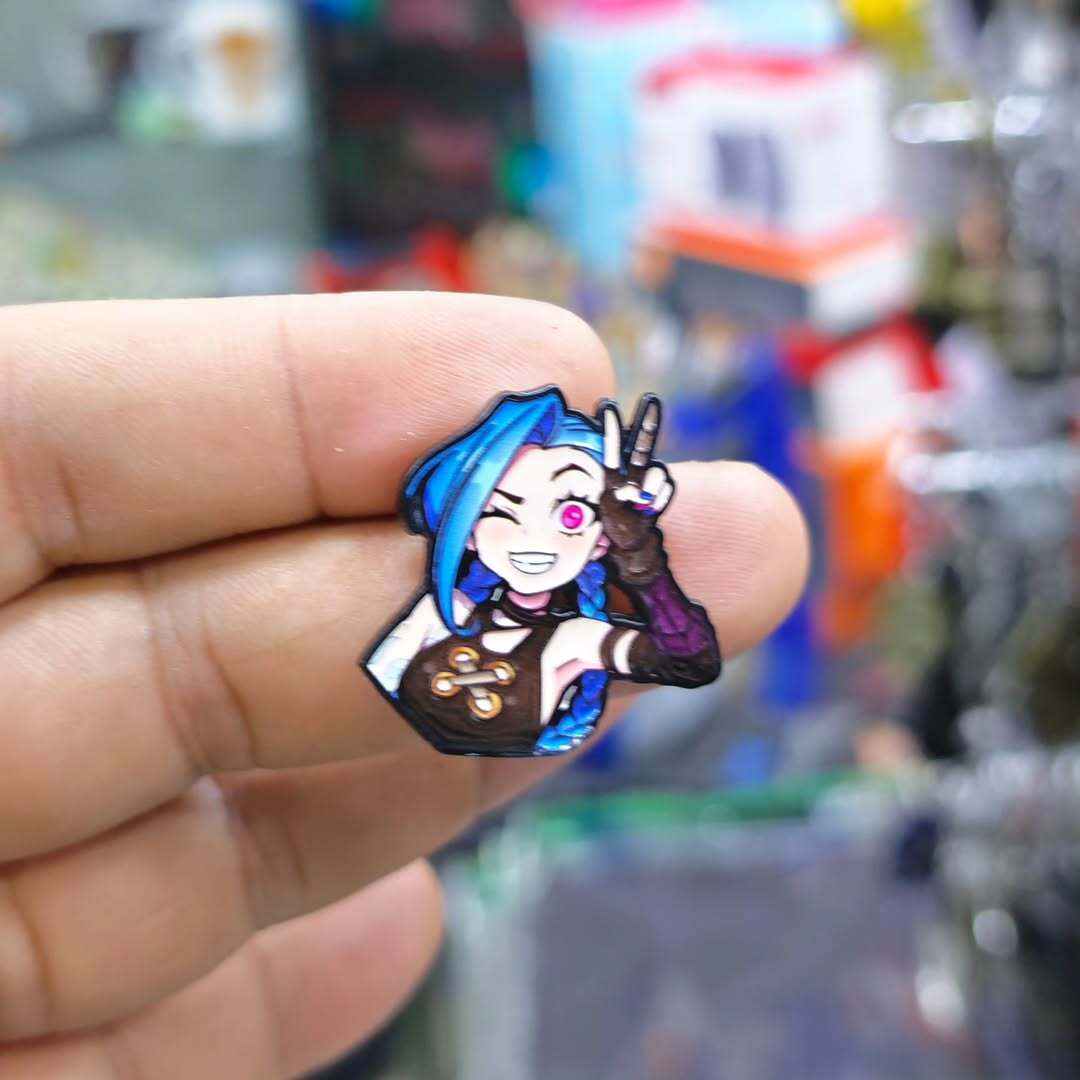 League Of Legends Jinx Pins - Metal Pins