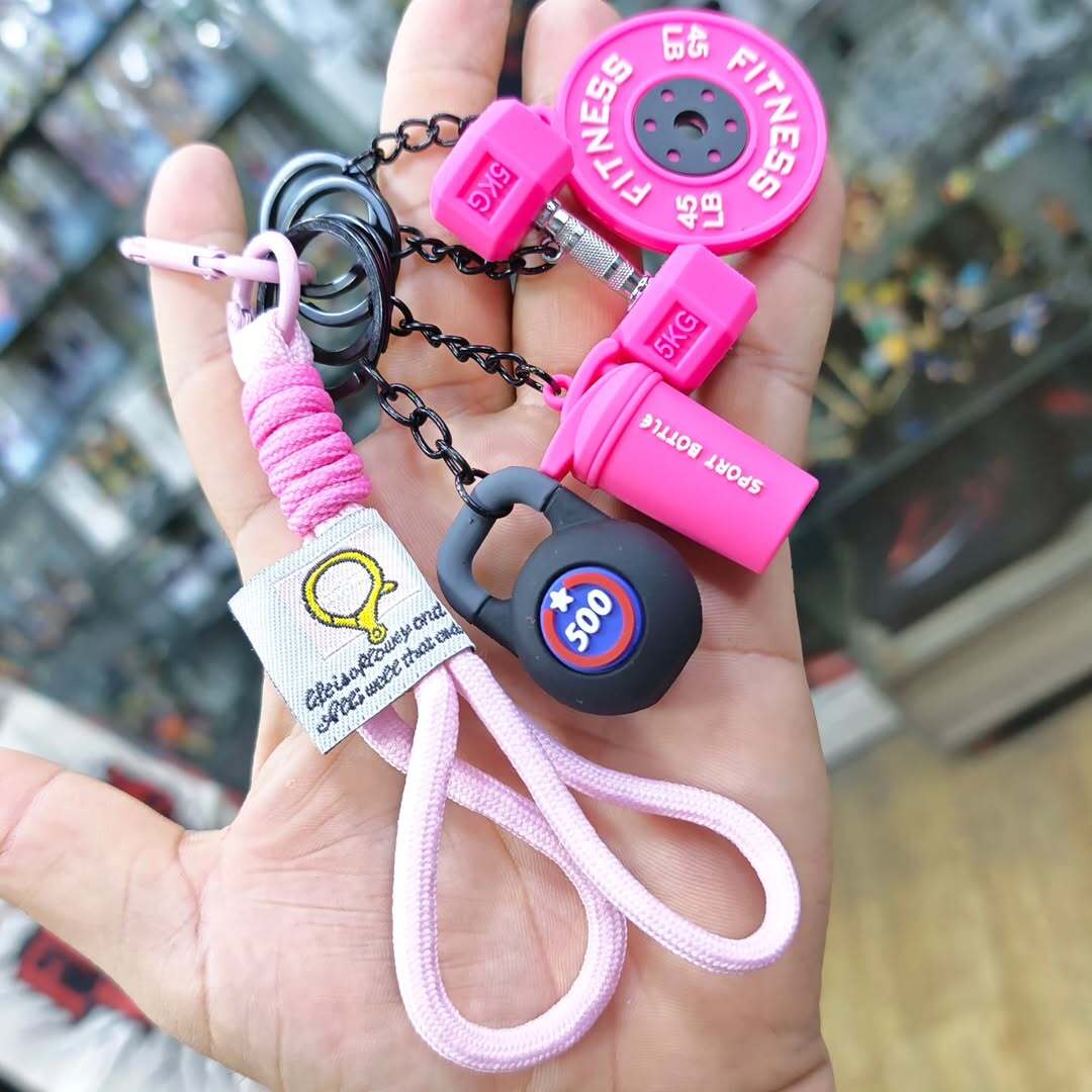 Bodybuilding Keychain - Keychain