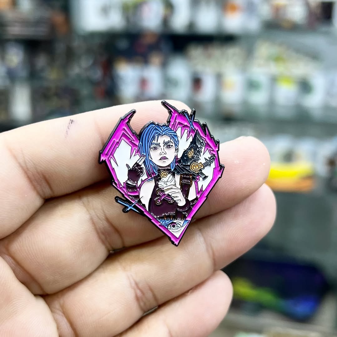 League of Legends Jinx Pin - Metal Pins
