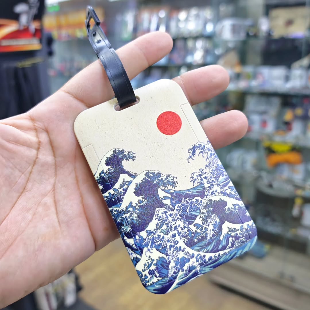 The Great Wave Luggage Tag - Badge Holder