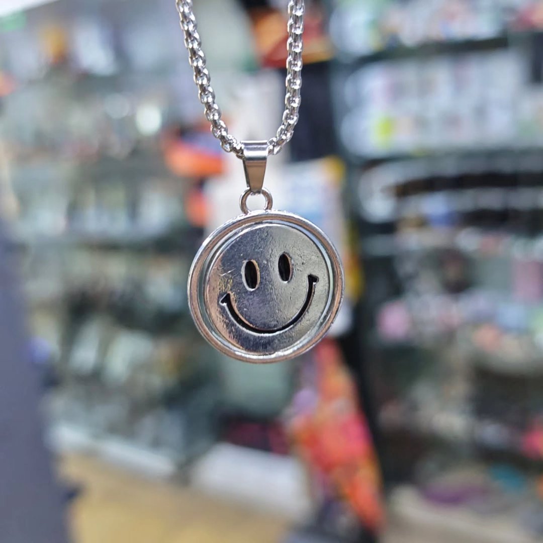 Smiley Face Necklace - Necklace