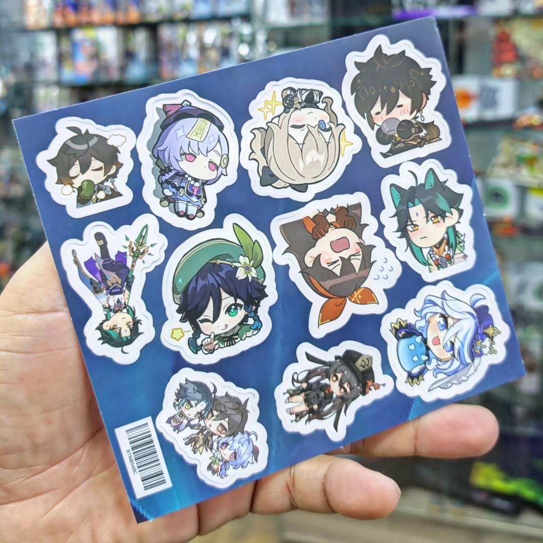 Pack 120 Genshin Impact Stickers - Stickers