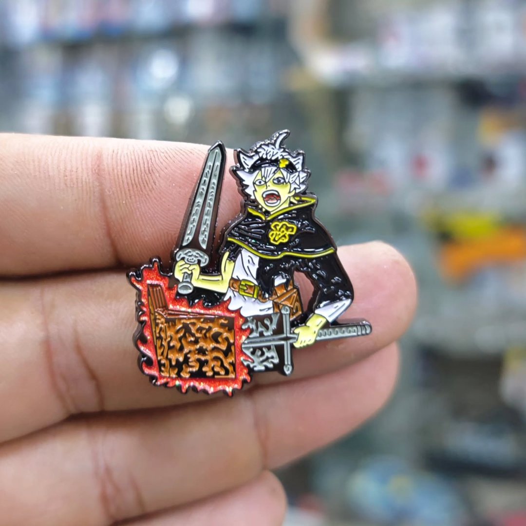 Black Clover Pins - Metal Pins