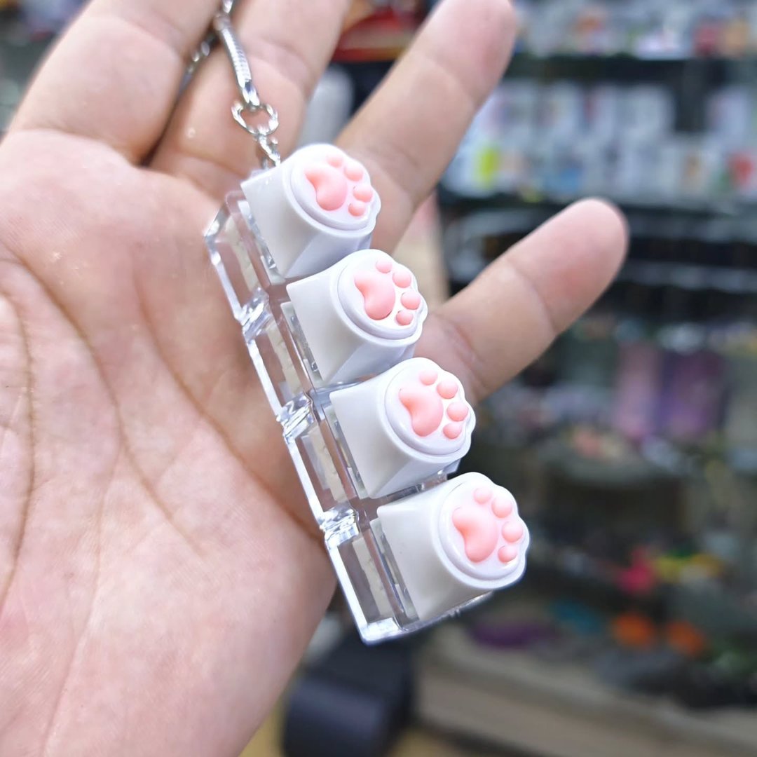 Anti Stress Keyboard Keychain - Keychain