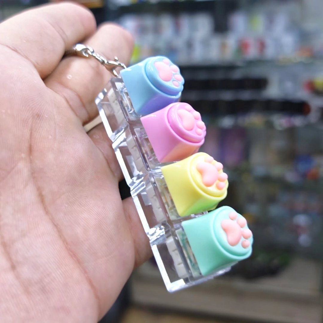 Anti Stress Keyboard Keychain - Keychain