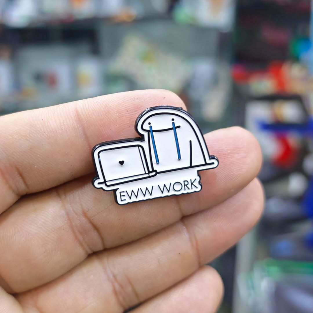 Eww Work Pins - Metal Pins