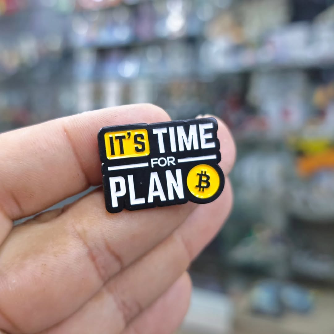 Its Time For Plan B Pins - Metal Pins