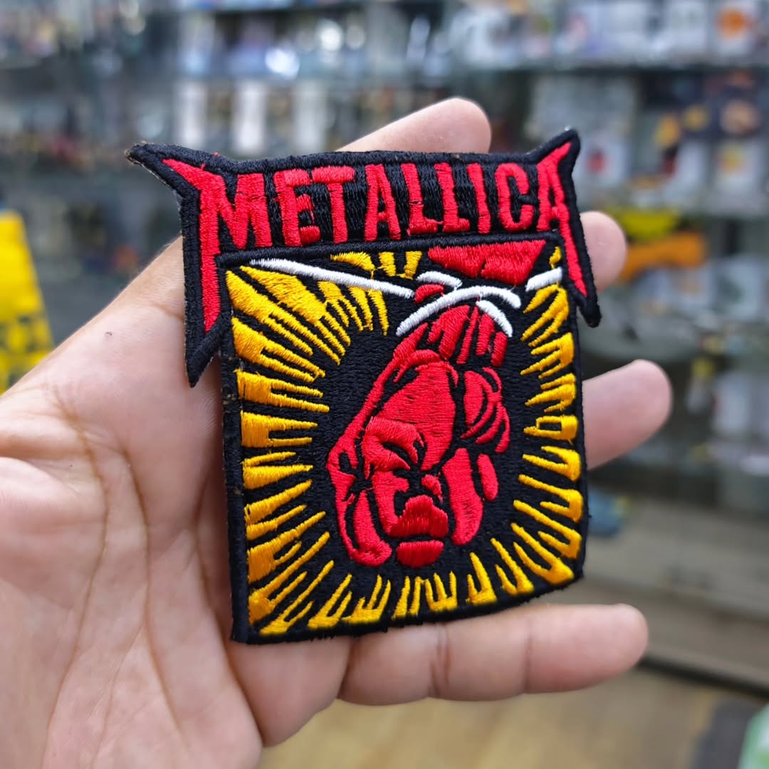 Embroidered Patch Metallica 100 x 95 MM - Embroidered Patch