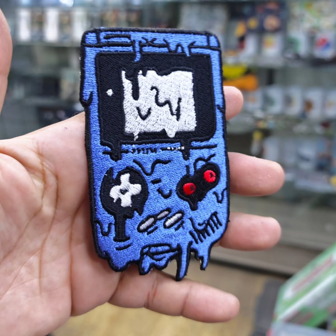 Embroidered Patch Nintendo Gameboy 115 x 65 MM - Embroidered Patch
