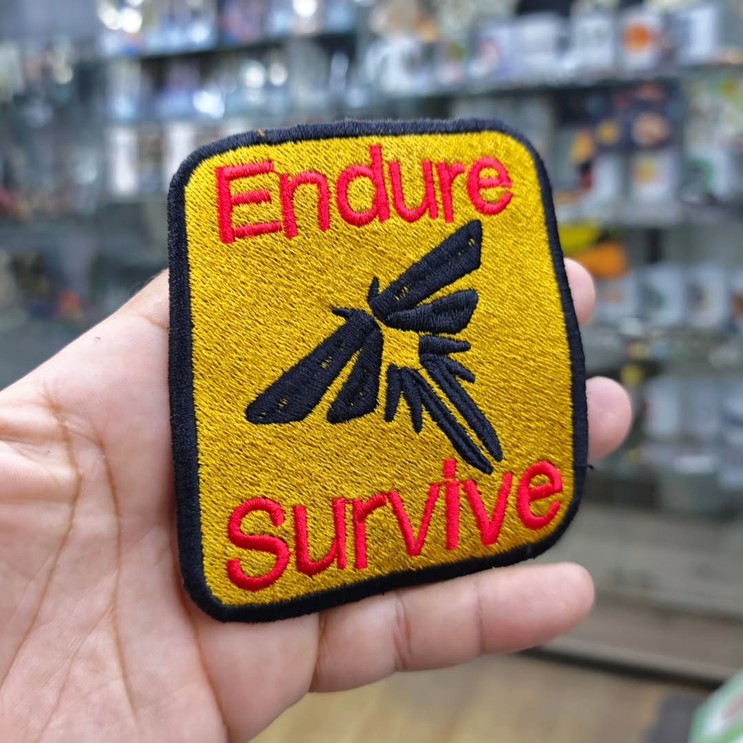 Embroidered Patch The Last Of Us Endure Survive 90 x 100 MM - Embroidered Patch