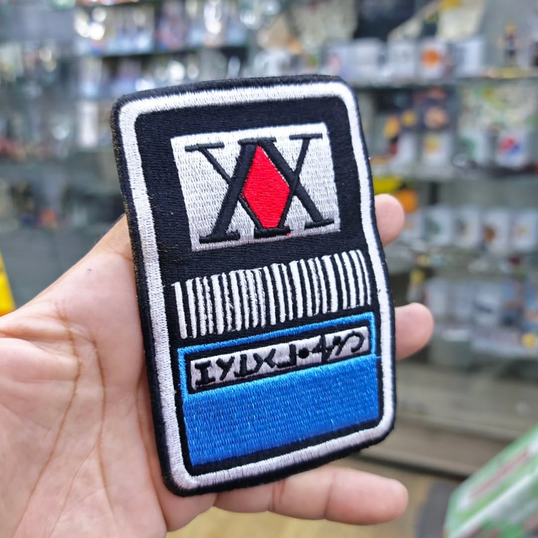 Embroidered Patch Hunter X Hunter Card 130 x 85 MM - Embroidered Patch