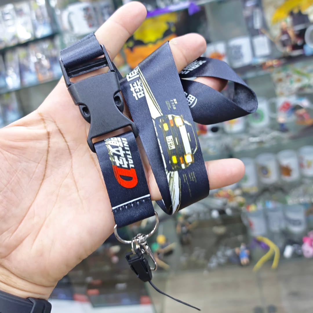 Initial D Smartphone Attachment Keychain - Keychain